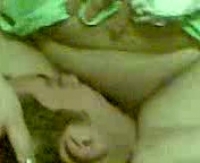 Cum drips from tight Uzbek cunt slurped up eagerly